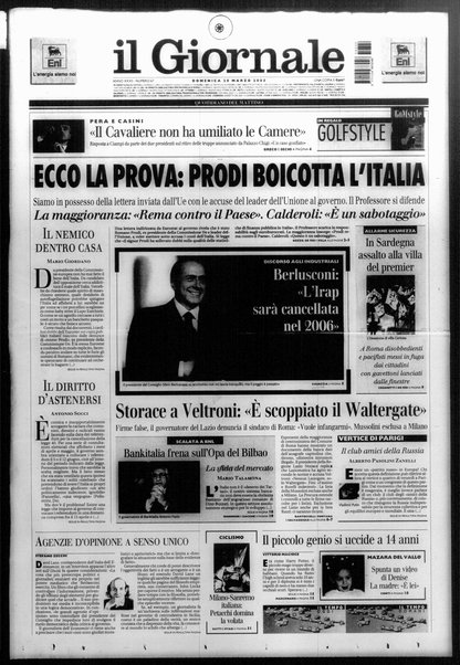 Il giornale : quotidiano del mattino